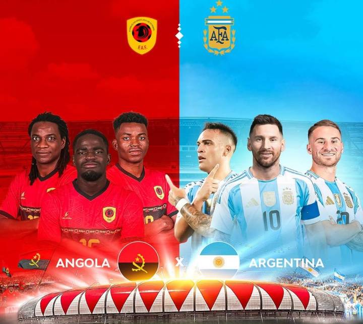 Selección de Argentina llegó a Luanda para juego amistoso con Angola