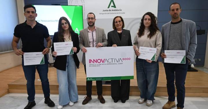 La Junta ayuda a cinco jóvenes emprendedores de Granada a impulsar sus proyectos empresariales