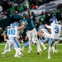 El campeón Filadelfia le gana a Detroit 16-9 en el juego de domingo por la noche en la NFL