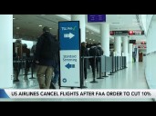 US Airlines  Begin to Cut Flights as Shutdown Drags On