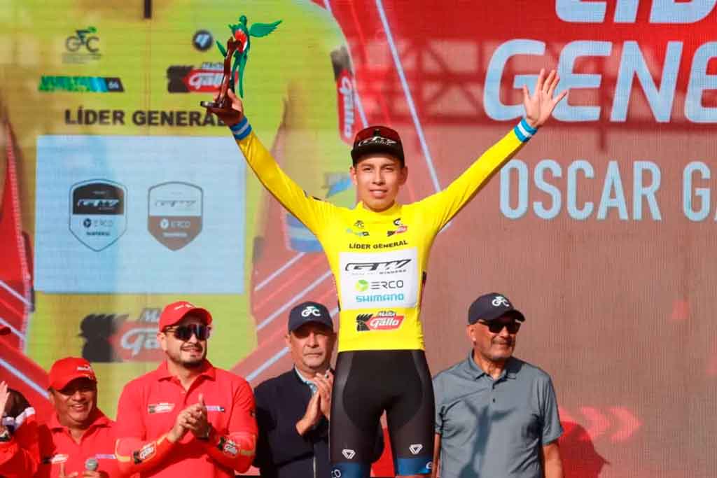 Colombiano Garzón se coronó en Vuelta Internacional a Guatemala