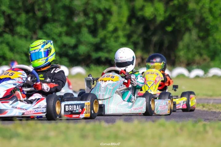 Nicolás Huta cumplió buenas actuaciones en las mangas en Baradero