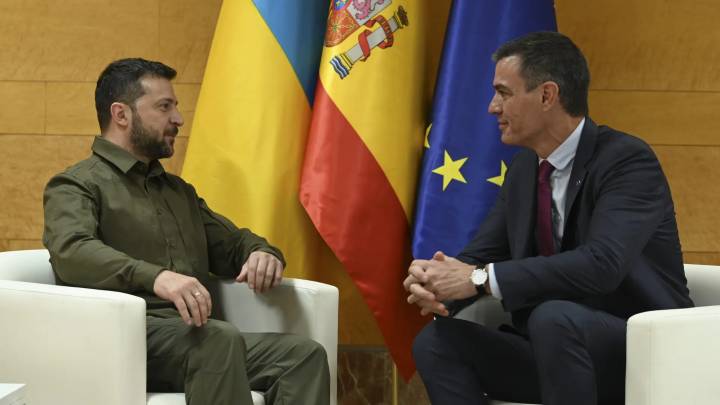 Zelenski se reunirá el martes con Sánchez en Madrid y visitarán el Guernica
