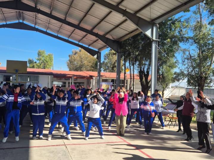 Impulsan hábitos saludables en Telesecundaria de Zapotlán