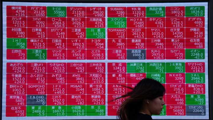 Global shares are mixed after earnings reports boost Wall Street