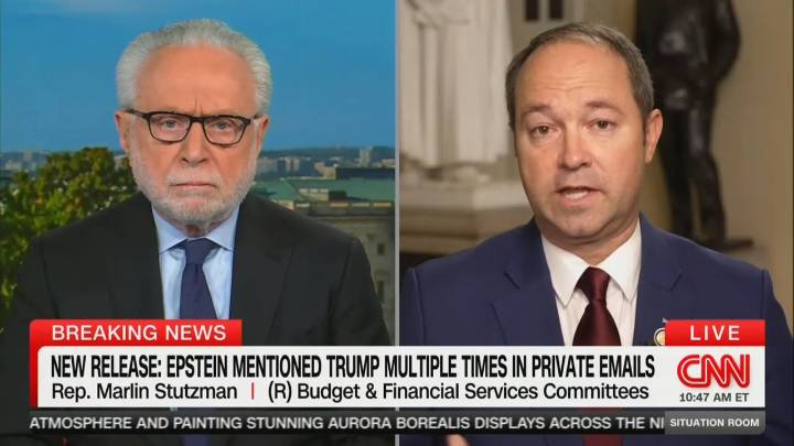 Republican Tells CNN Epstein Emails About Trump Must Be ‘Taken Seriously’
