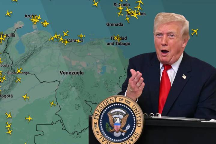 Trump advierte que espacio aéreo de Venezuela debe considerarse “cerrado en su totalidad”