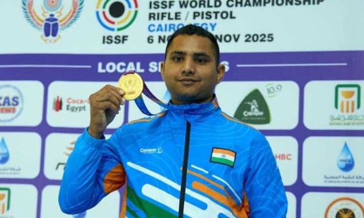Ravinder wins 50m pistol gold at ISSF World Championship