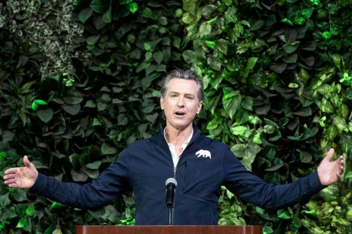 Newsom, gobernador de California, ve en la victoria electoral el resurgimiento demócrata