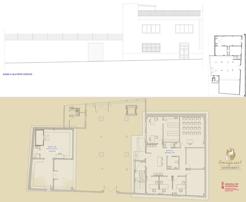 La Generalitat financia con 683.000 euros la rehabilitación de las Antiguas Escuelas Sagrada Familia de Benaguasil