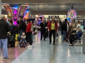 Reid Airport sees crowds amid record-breaking Thanksgiving travel
