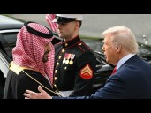 Trump welcomes Saudi Crown Prince Mohammed bin Salman in exuberant ceremony