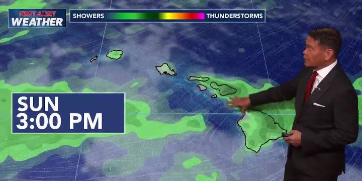 First Alert Forecast: Cool breezy trades to follow front passing through islands