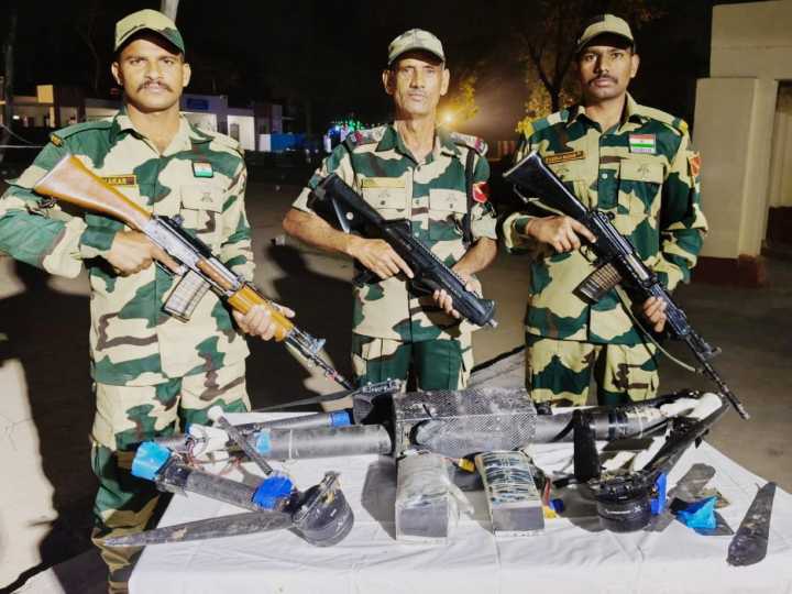 BSF seizes drone, heroin near Punjab border
