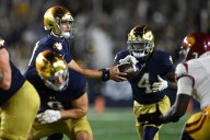 Watch #10 Notre Dame vs. Navy football tonight, free Streameast alternatives, start time, TV channel