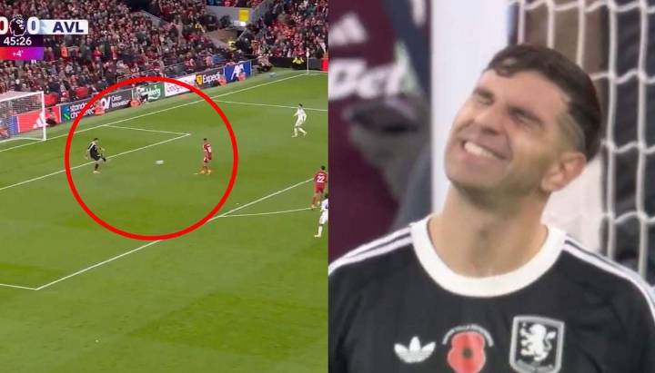 Otra vez: El error del Dibu Martínez que le regaló un gol al Liverpool