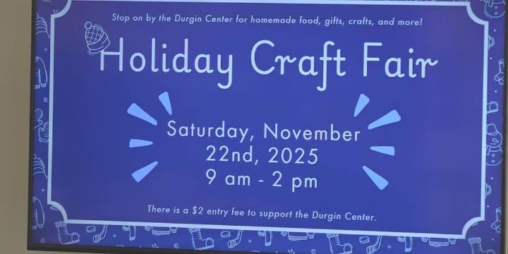 Durgin Center to host Holiday Craft Fair to support senior programs