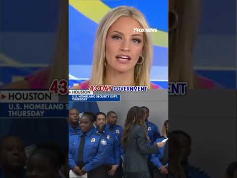 WATCH: Kristi Noem SURPRISES TSA agents with $10,000 bonuses #foxnews #noem #news