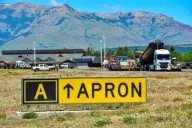Comenzó la repavimentación del Aeropuerto Chapelco y se avanza en la ampliación de la terminal