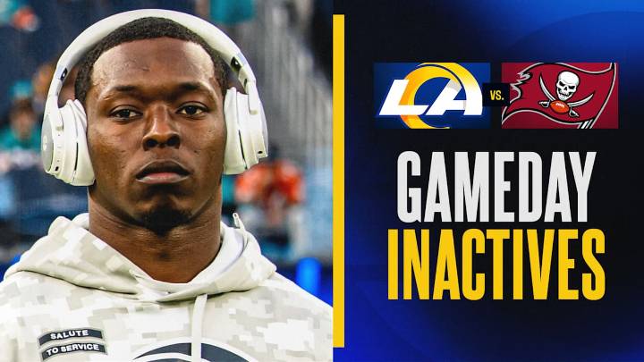 Xavier Smith and David Quessenberry among Rams' inactives for Sunday Night Football vs. Bucs in Week 12