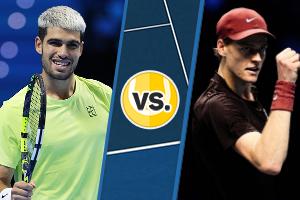 ¡En vivo! Carlos Alcaraz y Jannik Sinner juegan la final del Torneo de Maestros