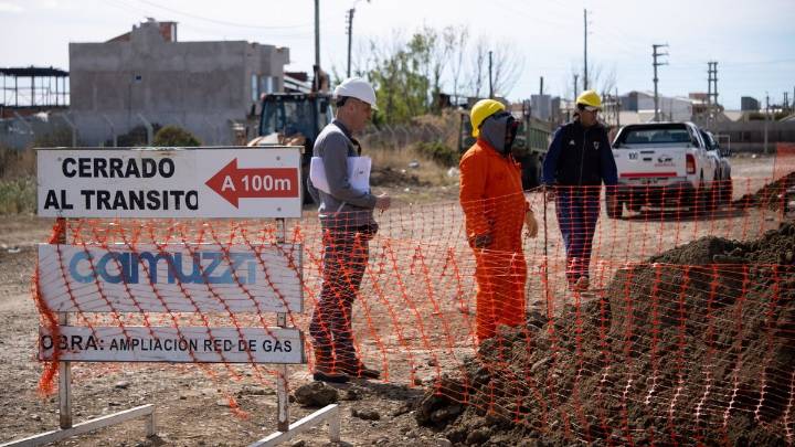 Avanza la obra de gas en el barrio Cordón Forestal