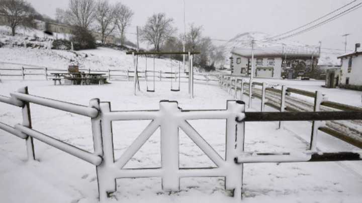 Consulta las localidades de Cantabria que estarán en riesgo por nevadas en las próximas horas