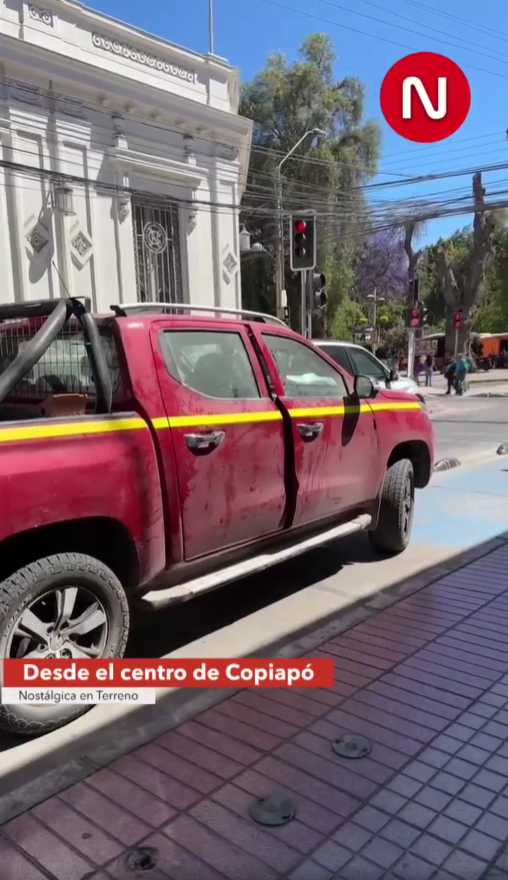 Camioneta y moto protagonizan colisión en pleno centro de Copiapó