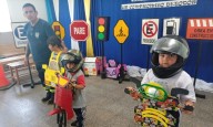 Niños participaron de una nueva charla de educación vial