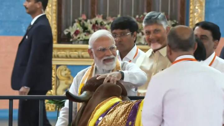 PM Modi attends Sri Sathya Sai Baba's birth centenary celebration in Andhra