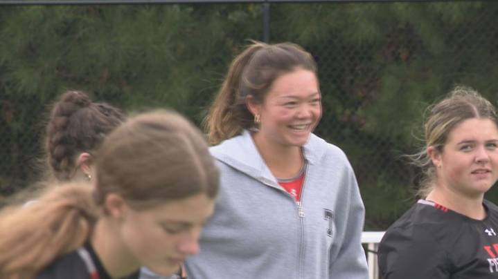 Tabb’s Kira Trader and coach Wendy Wilson dominate VHSL Class 3 awards