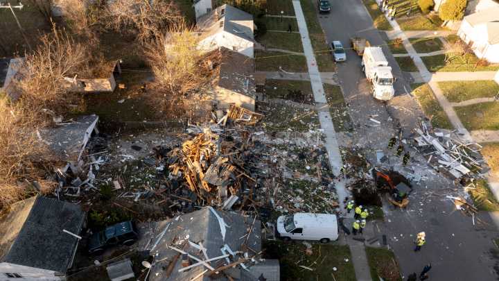 House explodes in Detroit