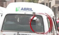 SJM: extorsionadores marcan con stikers combis informales que tienen que pagar cupos