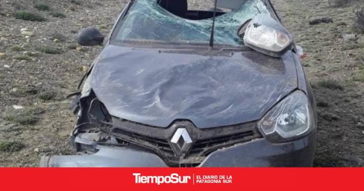 Ruta Nacional N°3 El gobernador asistió a una mujer que volcó