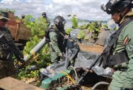 Fanb destruye dos balsas de minería ilegal en Bolívar