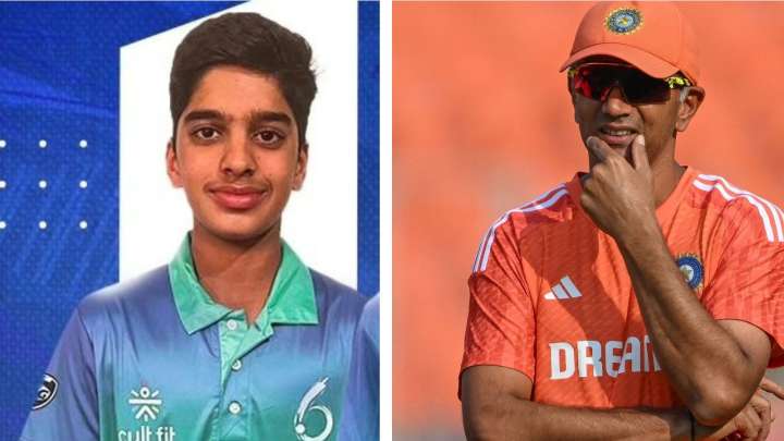 Rahul Dravid’s son Anvay included in Under-19 Challenger Trophy squad
