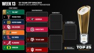 College Football Playoff 2025: Byes, bracket and new top 25
