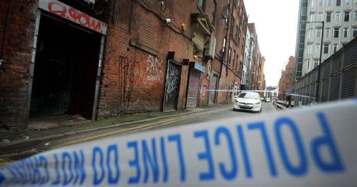 BREAKING Man 'fighting for his life' after being found in Manchester city centre as police tape off area