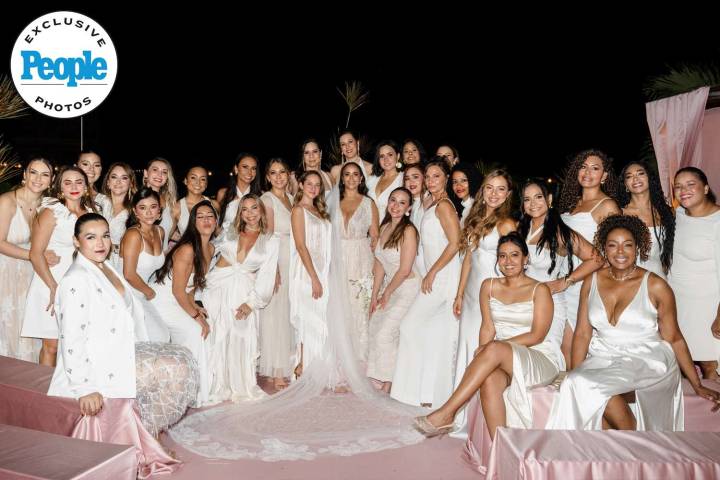 After Woman's Boyfriend Died, She Married 70 Friends in a 'Sisterhood Wedding' (Exclusive)
