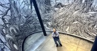 New Orleans artist’s gigantic drawings are a knockout at CAC. But one will be painted over.
