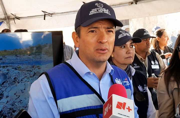 Llama Marco Bonilla a la ciudadanía a dejar de tirar basura durante avance del rescate del Río Sacramento