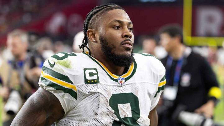 Packers RB Josh Jacobs listed as questionable ahead of key Vikings matchup