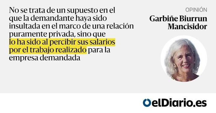 El honor de la trabajadora “zumbada” se reconoce y repara judicialmente