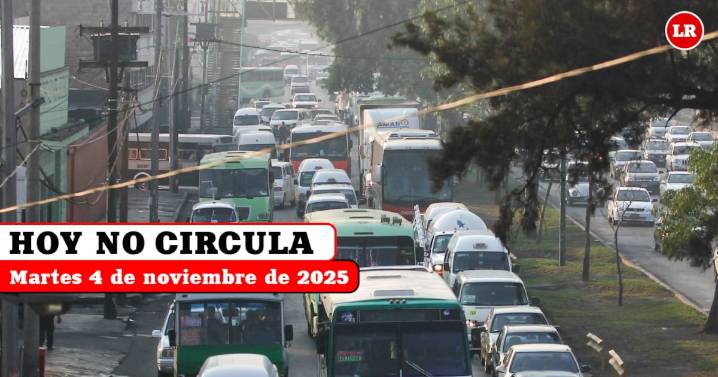 Hoy No Circula martes 4 de noviembre 2025: qué autos y placas descansan en CDMX y Edomex