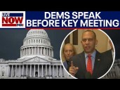Jeffries, House Dems talk shutdown bill before Rules Committee meeting
