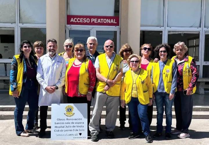 Club de Leones: aporte al Hospital Julio de Vedia