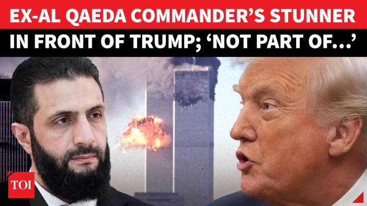 Once Al-Qaeda Commander, Syrian Leader ‘Defends’ Role In 9/11 Attacks After Historic Trump Meet