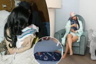 Cardi B shares first photos of her baby with Patriots' Stefon Diggs