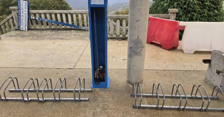 Caldelas instala una estación para reparación de bicis