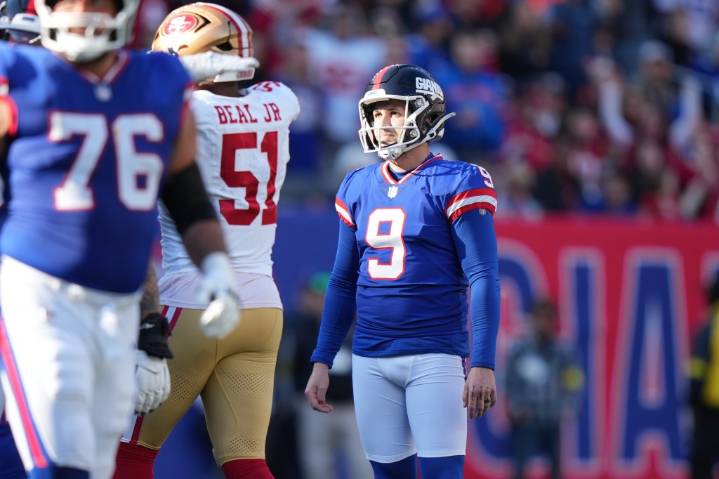 Younghoe Koo on verge of Giants debut with Graham Gano hurt